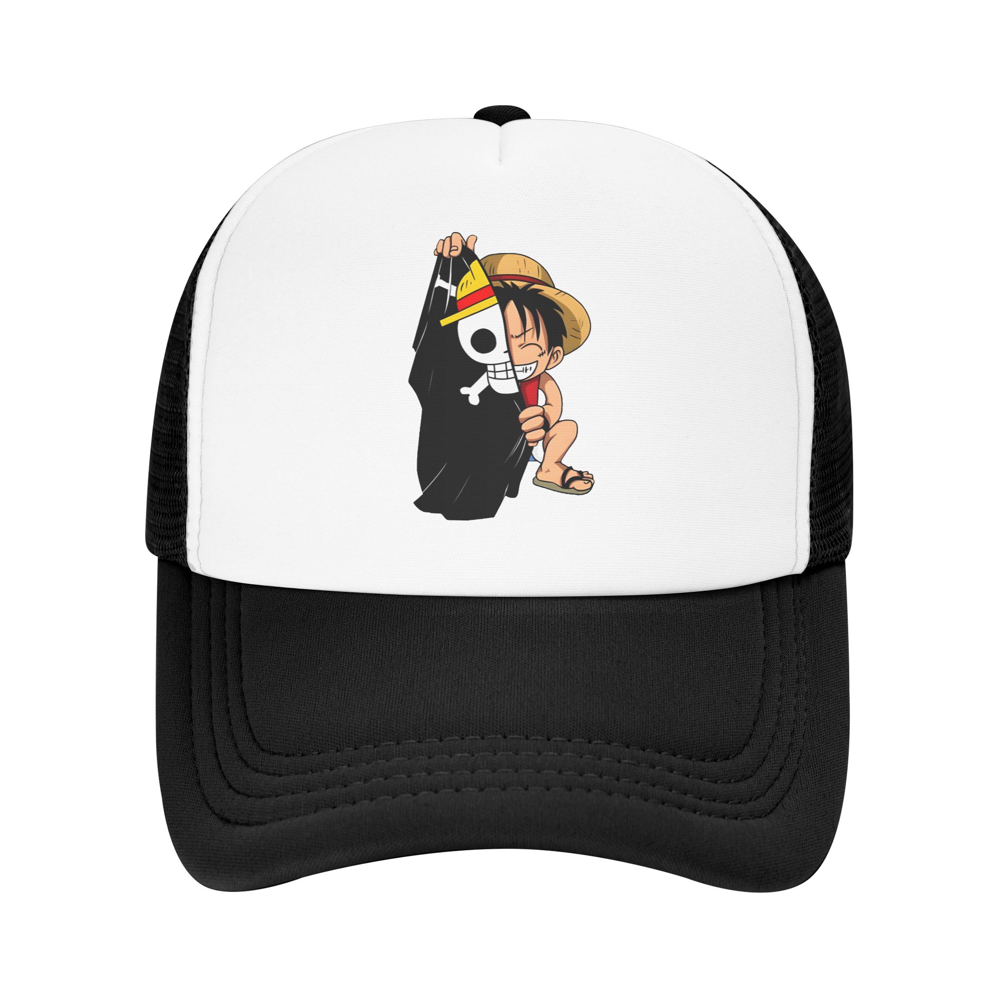 Trucker Cap Mesh - onepieces o-one-piece-e luffys Foam Mesh Trucker