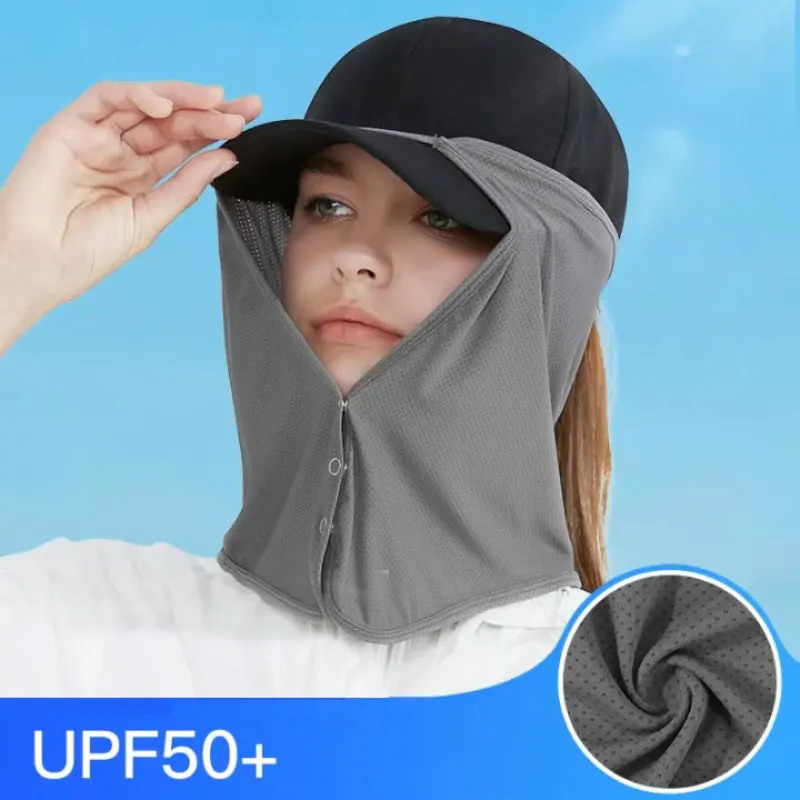 Quick Drying Fishing Cap Face  - Visor Sun Hat 评论和价格