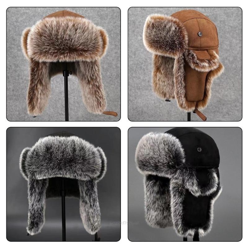 X5XA Adult Furry Lined Trapper - Trapper Hat Ear Flap 评论和价格