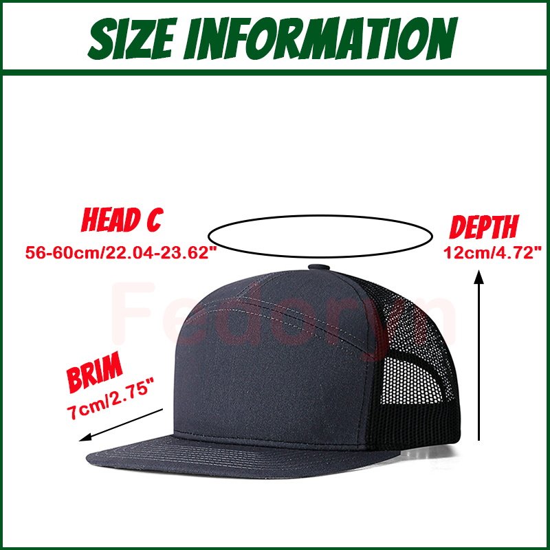 Fedoryn Custom Embroidery Logo - Trucker Cap Mesh 评论和价格