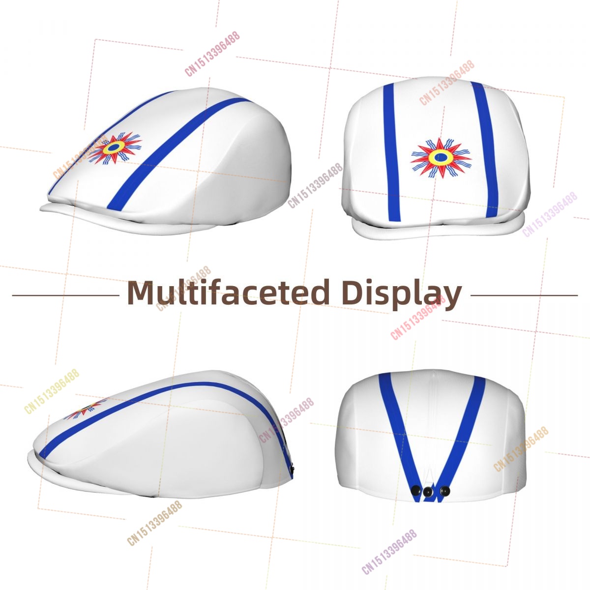 Chaldean Flag Men Women Flat I - Newsboy Cap Ivy 评论和价格