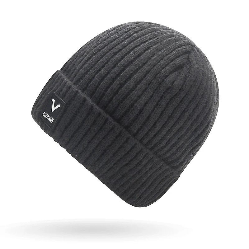 Beanie Men Slouchy Knit Skull  - Beanie Cuffed Knit 评论和价格